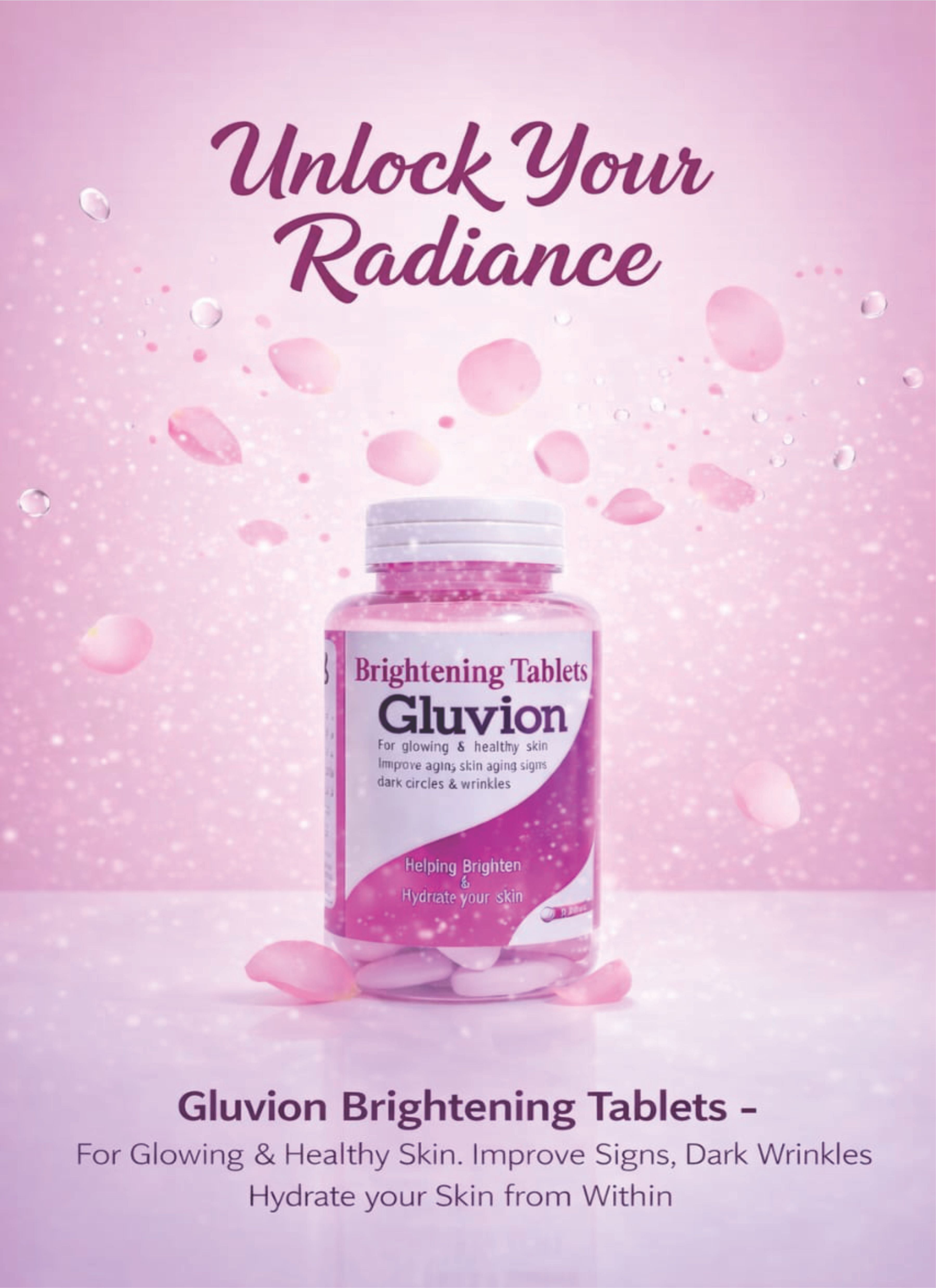 What are the benefits of Gluvion Brightining Tablets ?