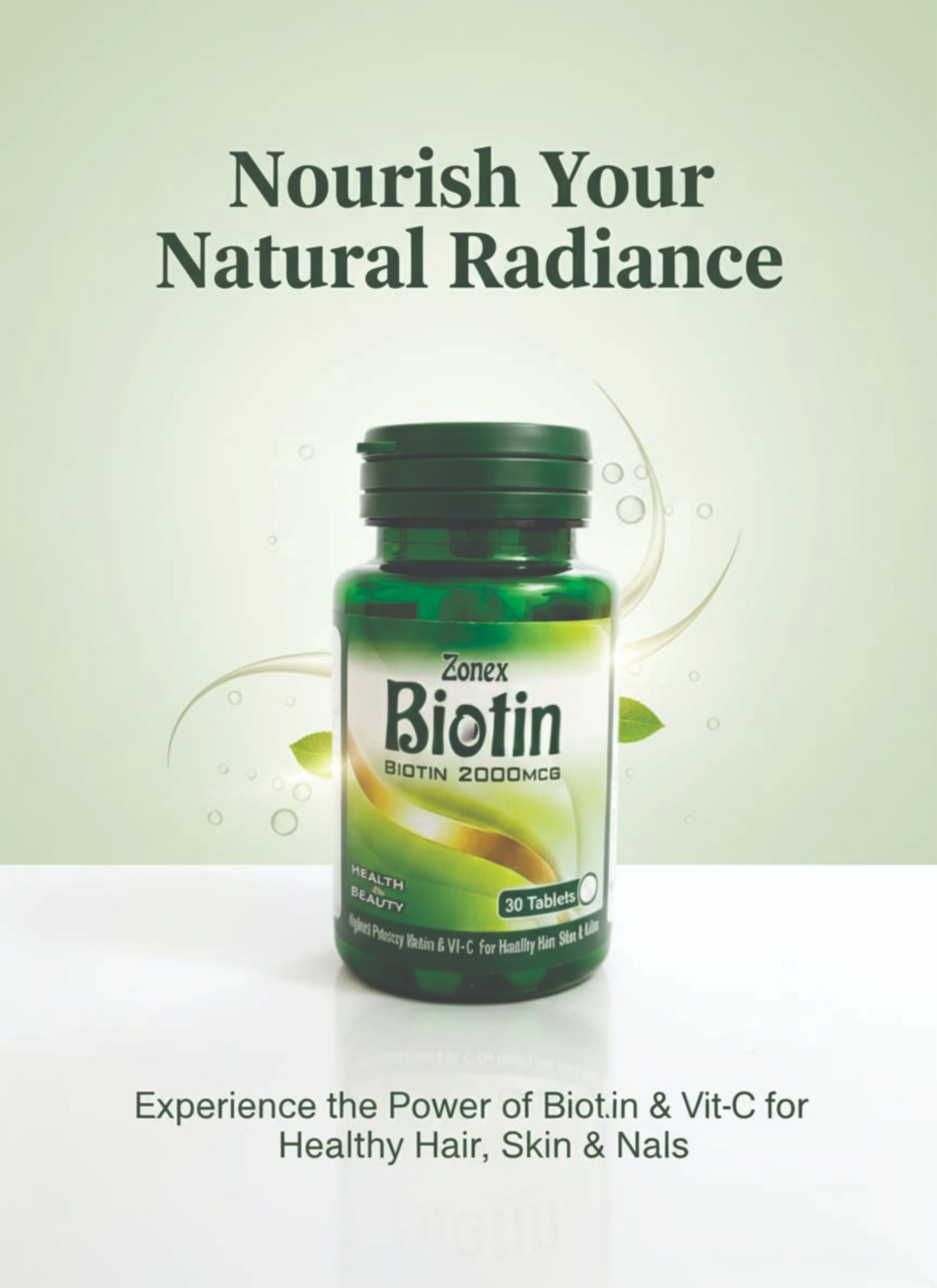 Biotin 2000 mcg Tablets (30)
